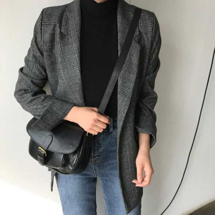 Lune London | Blazer avec veste à carreaux