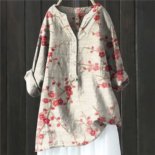 Lune London | Casual Blouse with Floral Print