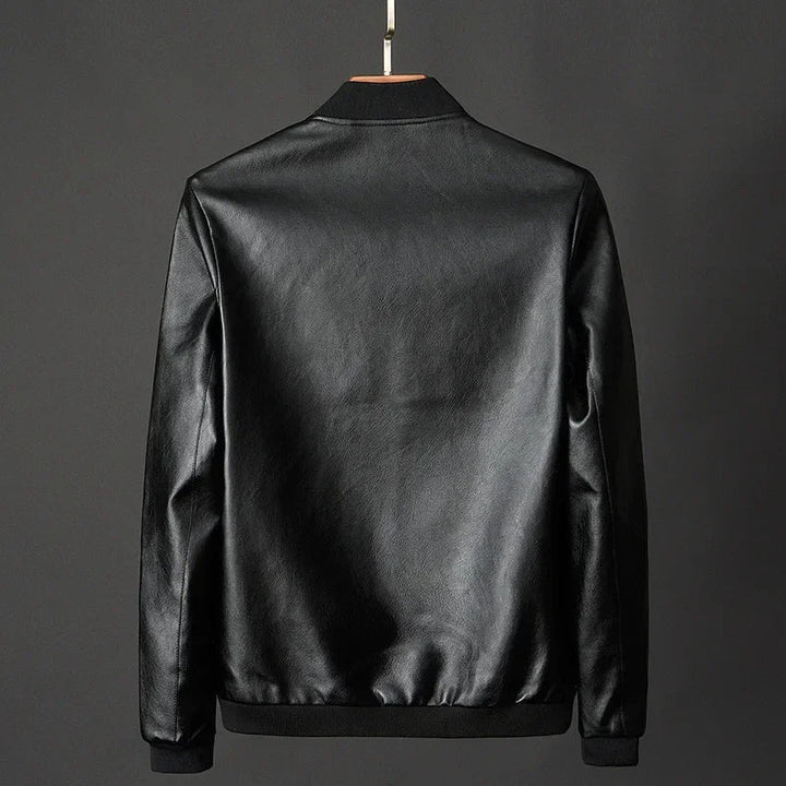 Lune London | Leather Bomber Jacket Darel