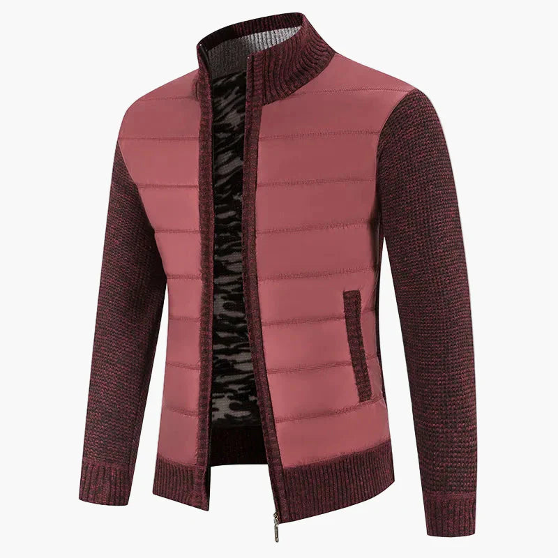 Lune London | Quilted knit jacket with zipper - Urban casual style for everyday life and leisure