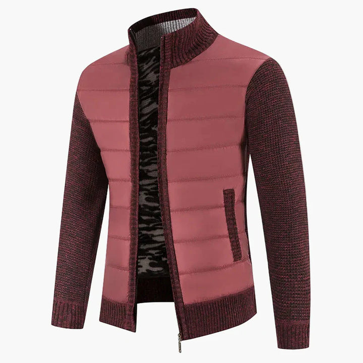 Lune London | Quilted knit jacket with zipper - Urban casual style for everyday life and leisure