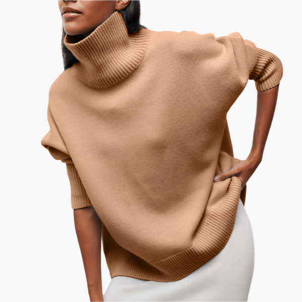 Lune London | Turtleneck sweater with voluminous sleeves - Elegant style for everyday and the office