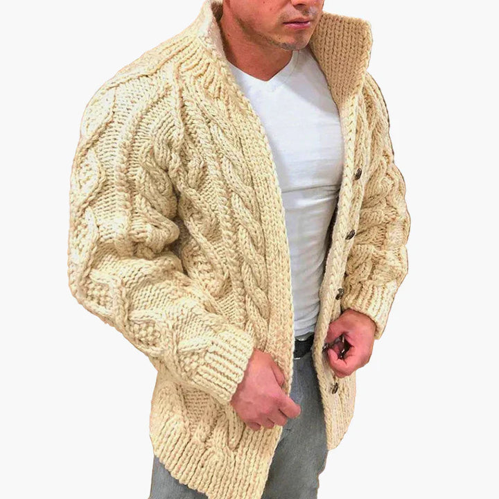 Lune London | Knit Vest with Twisted Pattern - Elegant Thick Knit Vest for Leisure and Everyday