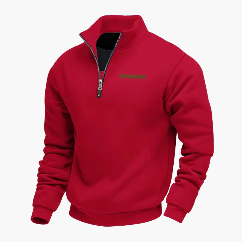 Lune London | Half-zip sweatshirt Leisure pull with high collar - Perfect for travel and everyday life