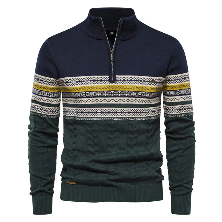 Lune London | Sweatshirt - Retro patterned sweatshirt for men with a comfortable and unique design