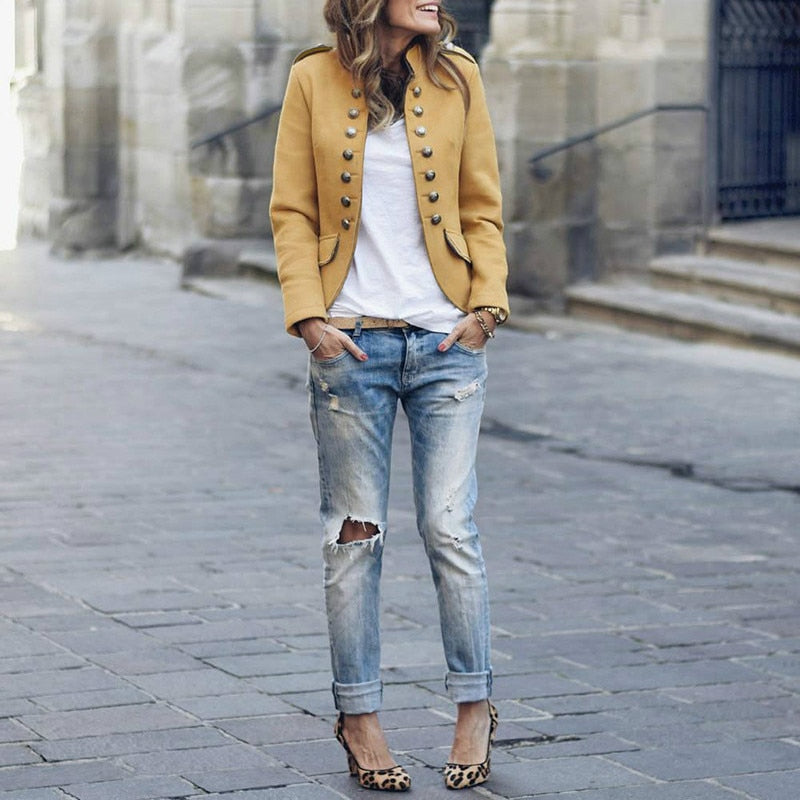 Lune London | Blazer with Modern Buttons for A Slim Trendy Look
