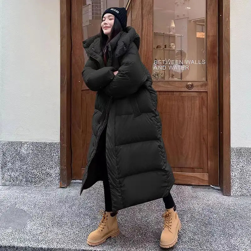 Lune London - Long down jacket - Style with hood