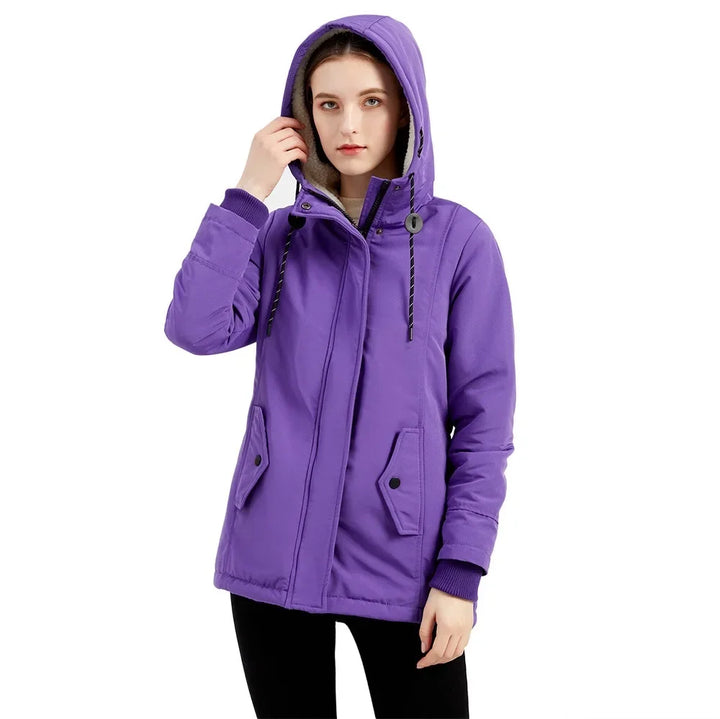 Lune London | Winter jacket with hood - Fashion leisure jacket for autumn and winter