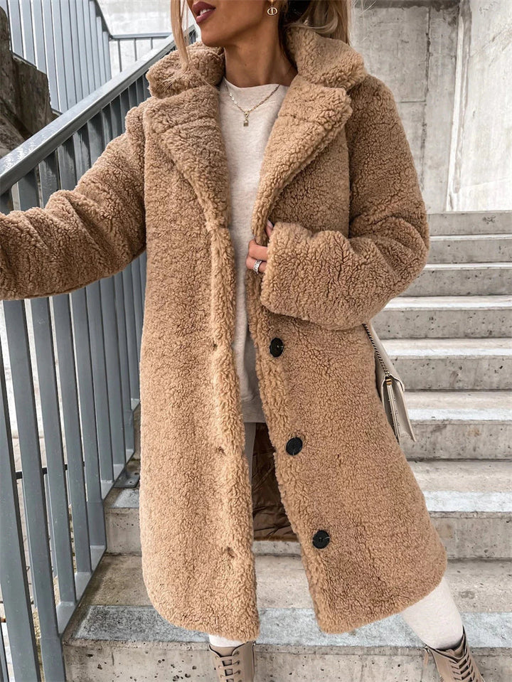 Lune London - Long coat in lambskin