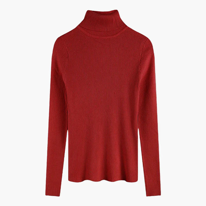 Lune London | Basic ribbed turtleneck sweater with long sleeves - Versatile autumn and winter look