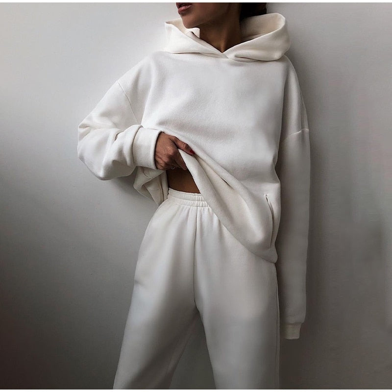 Lune London | Jogging Set - Oversized Fit - Hood & Elastic Waist - Soft Cotton
