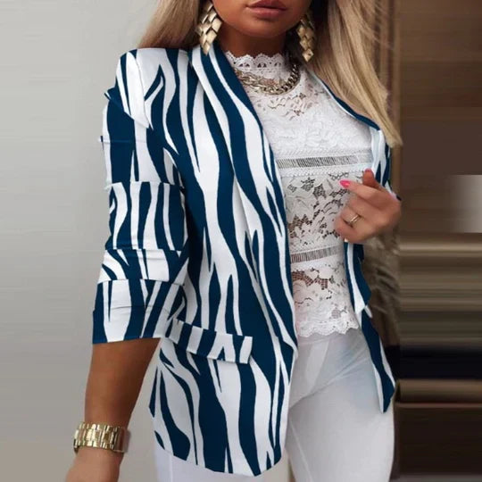 Lune London | Blazer Tie-Dye à manches longues pour femmes