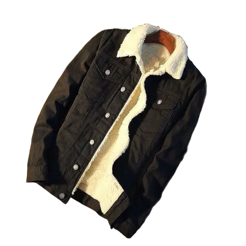 Lune London | Leisure jacket with sheepskin look - Fashion transition jacket for everyday and leisure