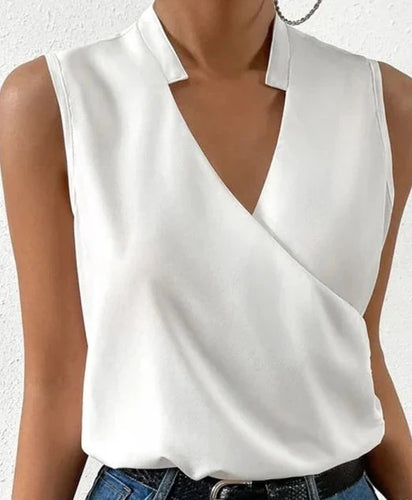 Lune London | Elegant Sleeveless Solid Top