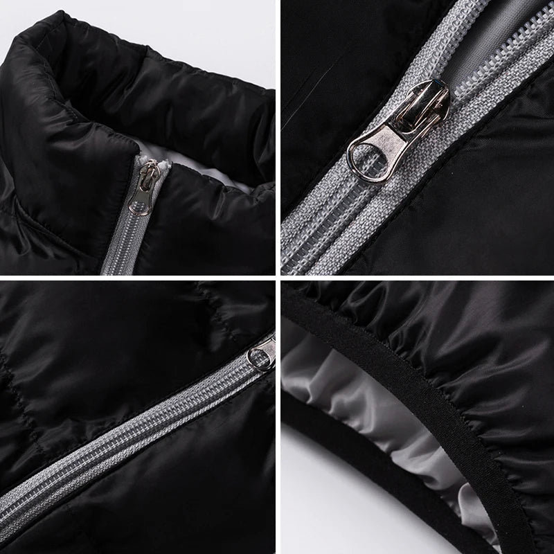 Lune London | Puffer jacket - Windproof and Water repellent - High collar - Zipper - Lined and Warm