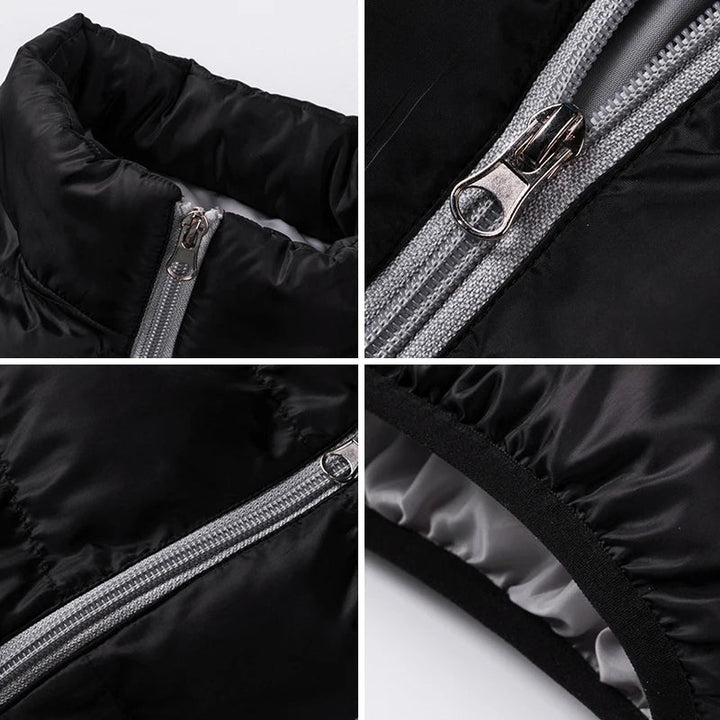 Lune London | Puffer jacket - Windproof and Water repellent - High collar - Zipper - Lined and Warm