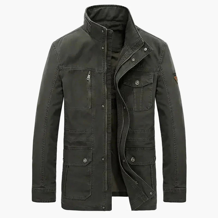 Lune London | Leisure jacket with high collar and multiple pockets - Casual summer jacket for everyday life and outdoor activities