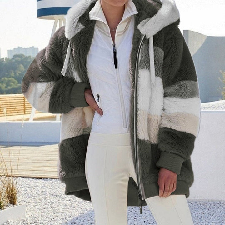 Lune London | Plush jacket with hood Delightfully warm, soft & stylish