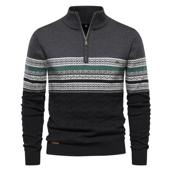 Lune London | Sweatshirt - Retro patterned sweatshirt for men with a comfortable and unique design
