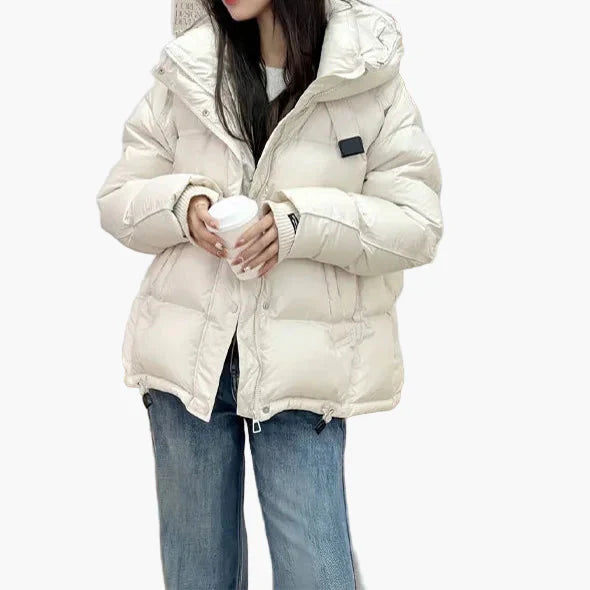 Lune London | Padded winter jacket with hood - Trendy outdoor jacket, leisure & everyday