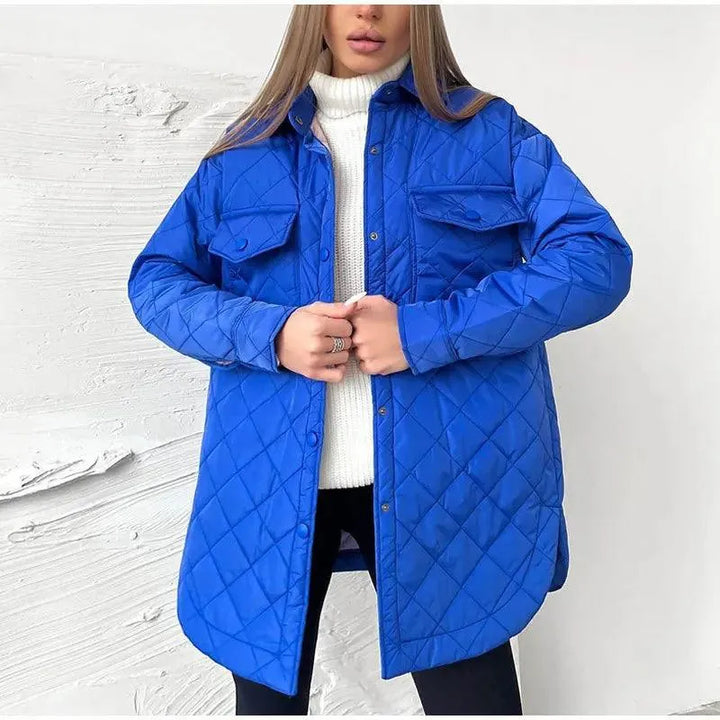Lune London | Padded Jacket - Elegant - Button Closure, Spacious Pockets - Ideal for Autumn