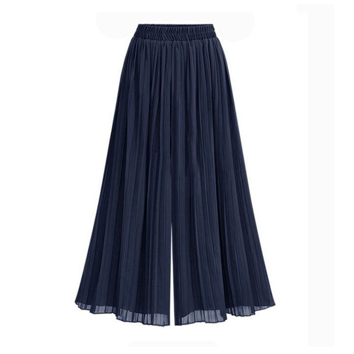 Lune London | Women's pants with wide leg and mesh detail
