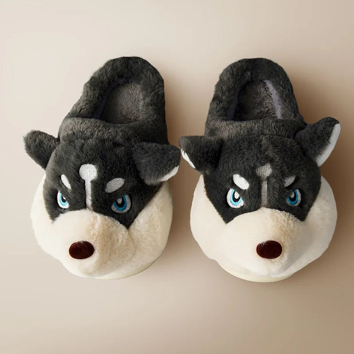 Lune London | Soft Women's Shoes Cute Husky Slippers for Home