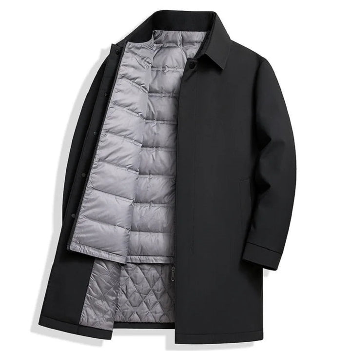 Lune London | Waterproof Quilted Coat with Concealed Zipper Soren