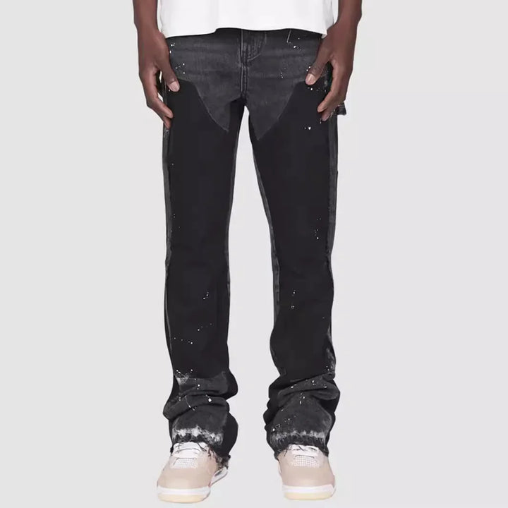 Chic Und Stil | Flared Jeans In Layered Look for Men