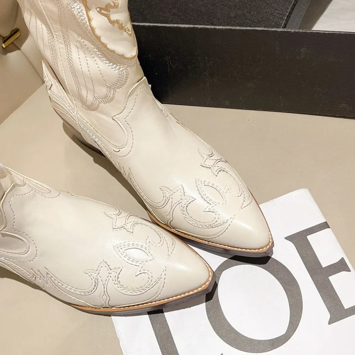 Lune London | Embroidered Cowboy Boots
