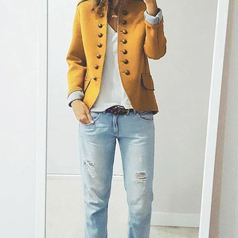 Lune London | Blazer with Modern Buttons for A Slim Trendy Look