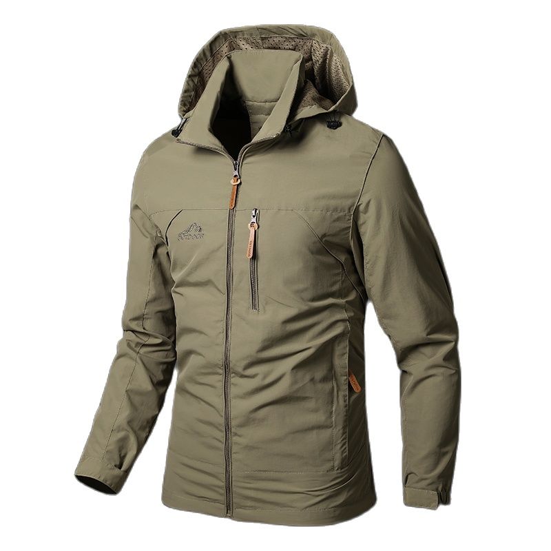 Lune London | Men's Jacket Waterproof Hooded Jacket Windbreaker Stretch Coat for Men