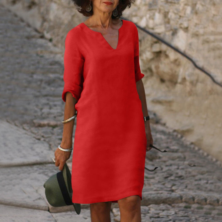 Lune London | Elegant summer dress with V-neck