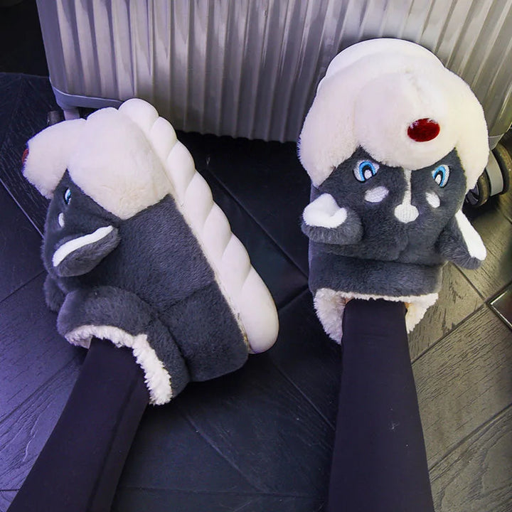 Lune London | Soft Women's Shoes Cute Husky Slippers for Home