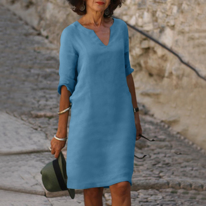 Lune London | Elegant summer dress with V-neck