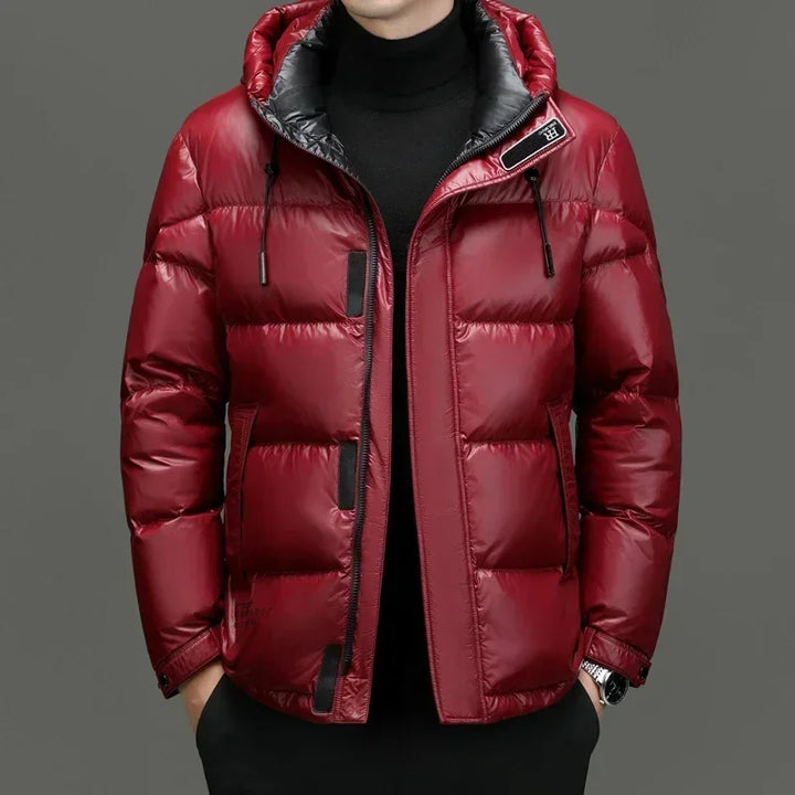 Chic Und Stil | Winter Jacket with Hood for Men