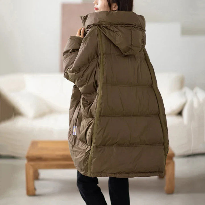 Lune London | Winter Oversized Down Hooded Jacket