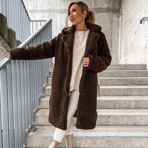Lune London - Long coat in lambskin