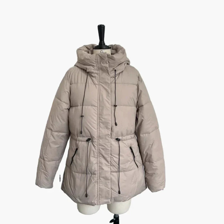 Lune London | Quilted winter jacket with hood - Elegant and warm coat for leisure and everyday use