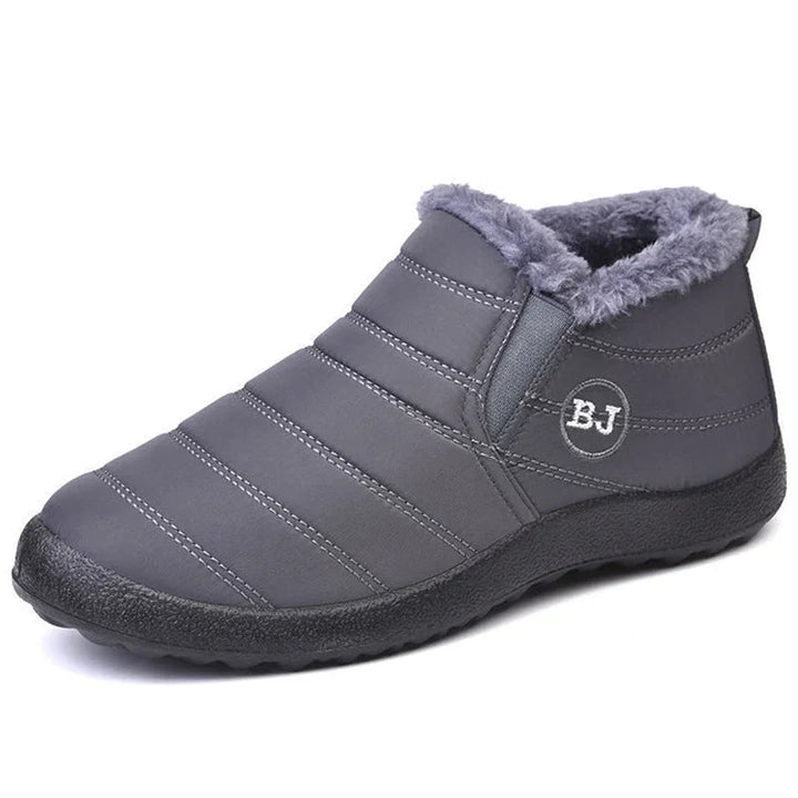 Lune London | Ankle boots - Padded Waterproof - Slip-on - Plush Covered - Flat Sole