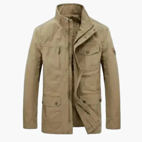 Lune London | Leisure jacket with high collar and multiple pockets - Casual summer jacket for everyday life and outdoor activities