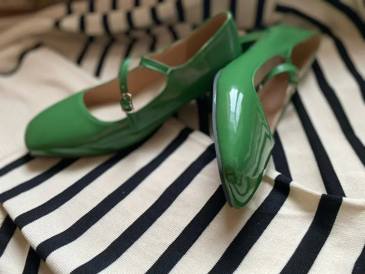 Lune London | Shoes with Shiny Block Heels