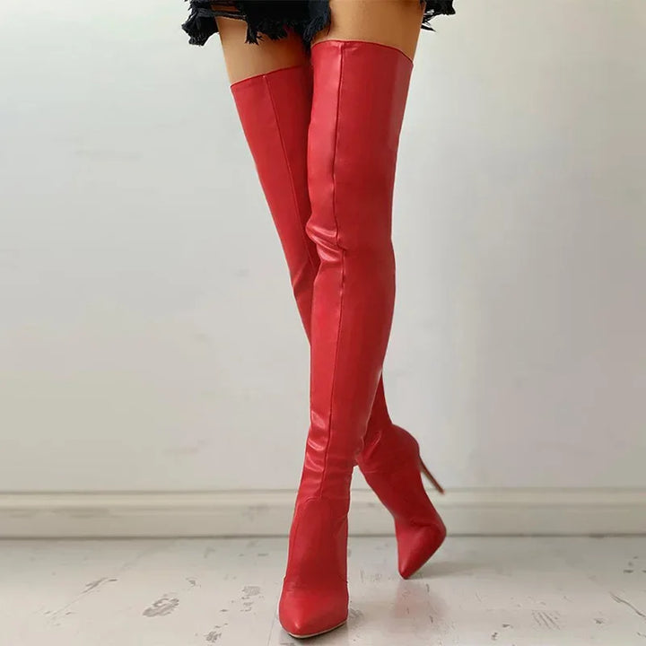 Lune London | Thigh-high Fashion Boots Stiletto Heel