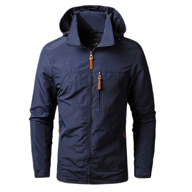 Lune London | Men's Jacket Waterproof Hooded Jacket Windbreaker Stretch Coat for Men