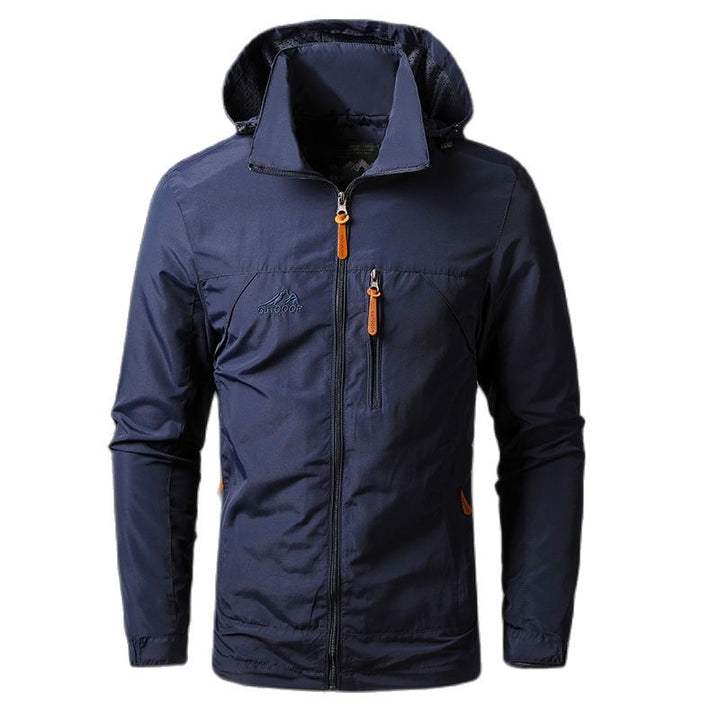 Lune London | Men's Jacket Waterproof Hooded Jacket Windbreaker Stretch Coat for Men