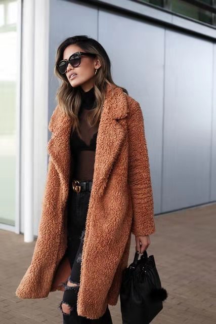 Lune London | Trendy Warmer Longer Teddy Coat for Women
