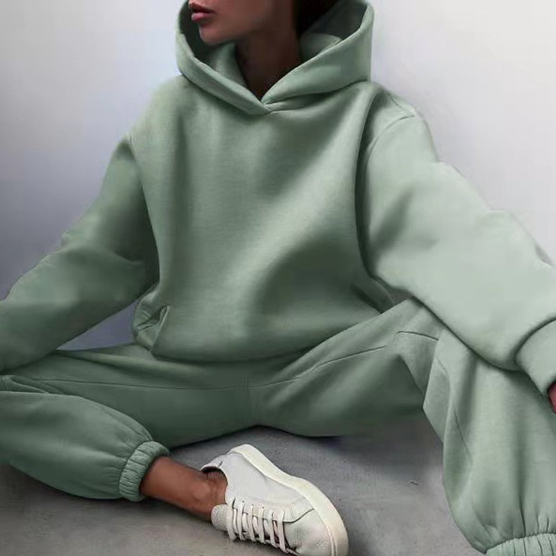 Lune London | Jogging Set - Oversized Fit - Hood & Elastic Waist - Soft Cotton