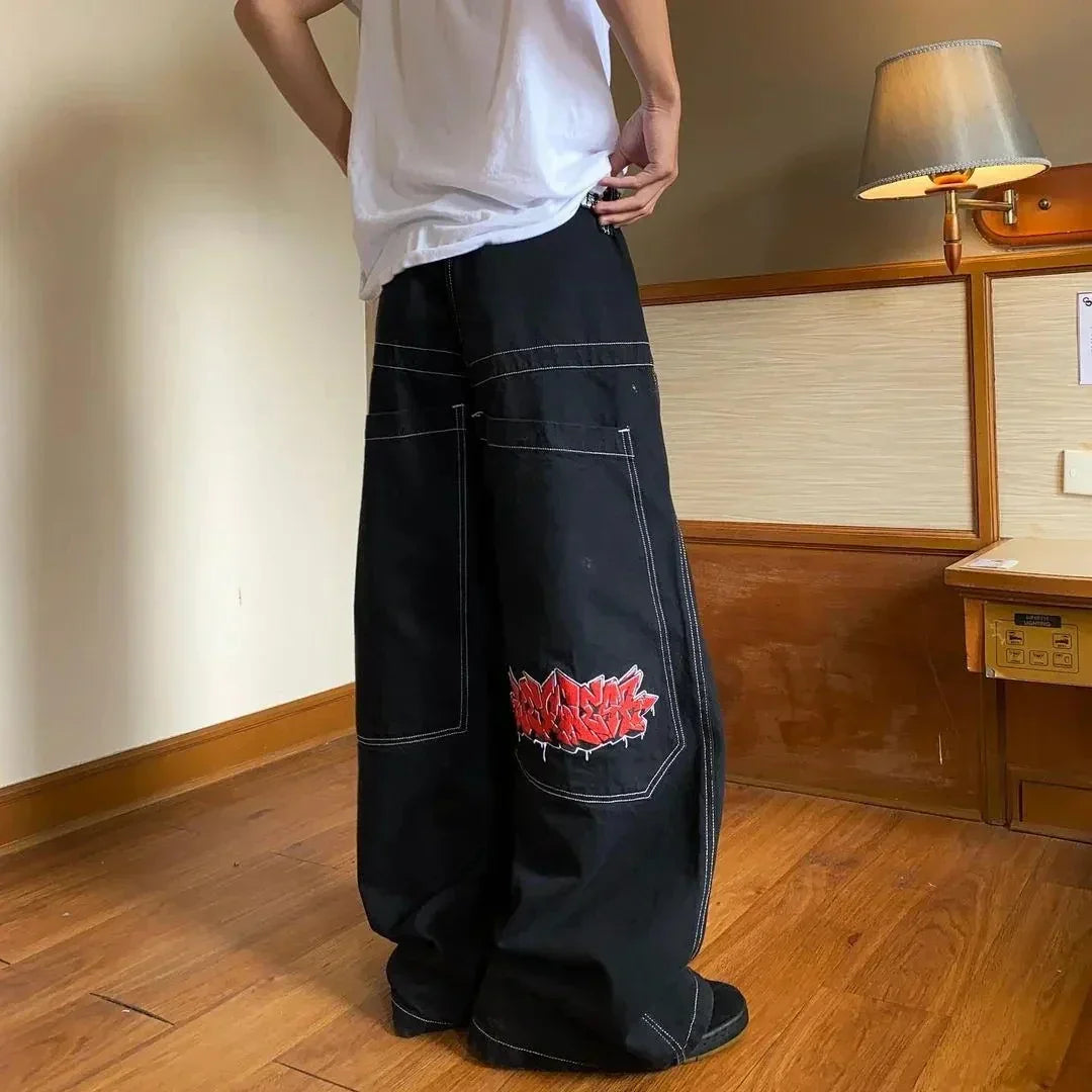 Men’s High-Waisted Baggy Jeans with Vintage Look for Everyday | Lune London