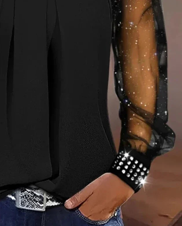 Lune London | Stylish mesh top with sequins
