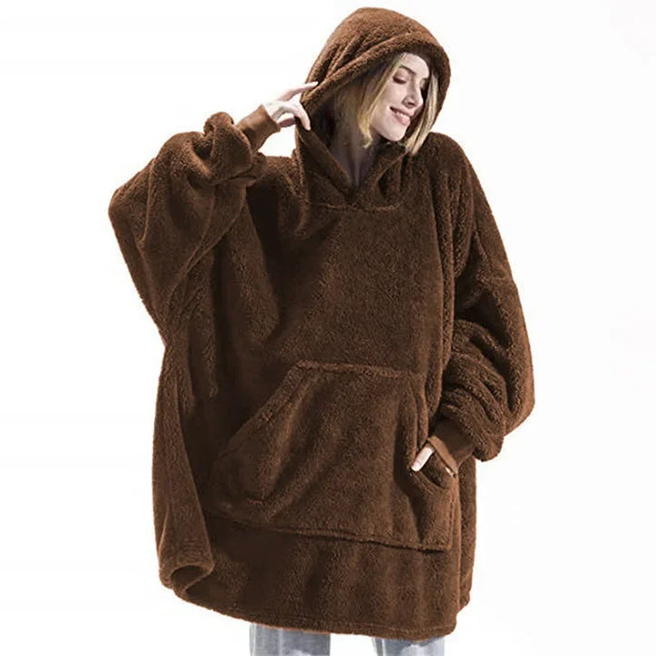 Lune London | Oversized Flannel Blanket Hoodie for Men & Women